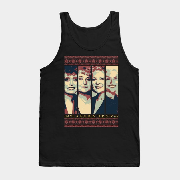 golden girls - have a golden christmas Tank Top by HANASUISI